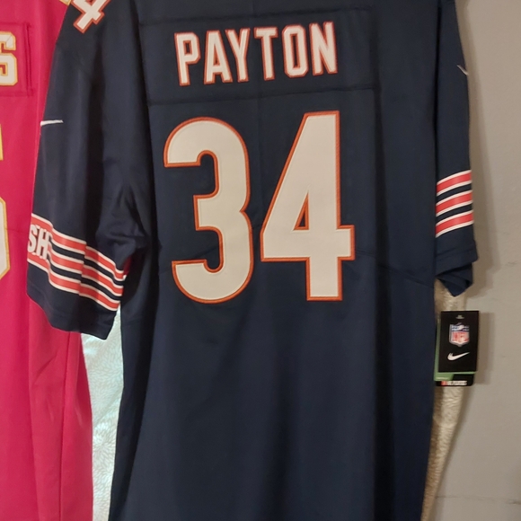 NFL Navy and Orange Men's Jersey - Picture 2 of 2